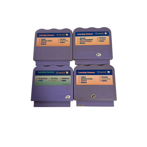 Lot of 4 Vtech V.smile Learning System Game Cartridges - Picture 2 of 2
